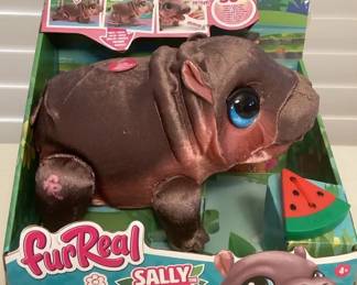TTM021 Fur Real Sally The Silly Hippo New