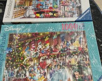 TTM307 - Two Disney Ravensburger 1000 Piece Puzzles
