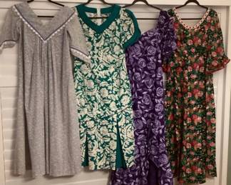 TTM059 Four Vintage Hawaiian Muu Muu’s 