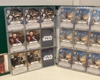TTM040 Binder Full Of Over 500 Star Wars Trading Cards 