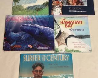 TTM044 Five Children’s Hawaiian Hardcover Books 
