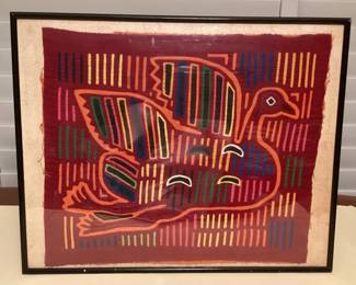 TTM084 Framed Mola Art