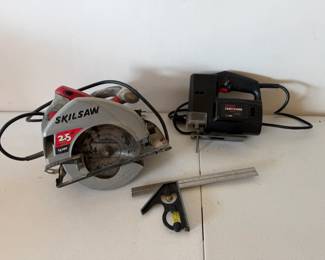 Lot $20 Skilsaw Craftsman jigsaw Square