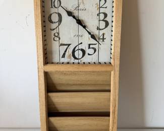 11.75x29x29.5 hanging clock organizer $15
