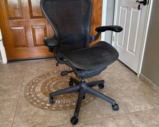 Herman Miller executive office chair, fully adjustable w/ great back support.
