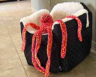 Car Booster Seat for Dogs & Toy Octopus