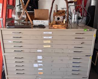 Artist’s filing cabinet