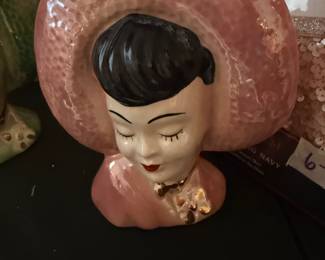 Pink Head Vase