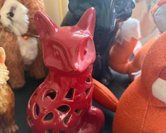 Ceramic Foxes