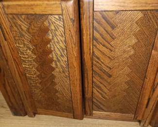 matching vintage cabinet/shelf, with drop down bar shelf