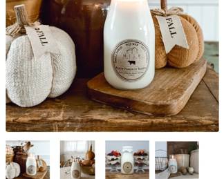 We will feature a large selection of candles from Milk Barn Candles at discounted prices. https://milkbarncandles.com/milk-bottle-candle