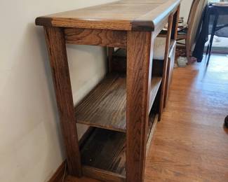 matching vintage cabinet/shelf, side view