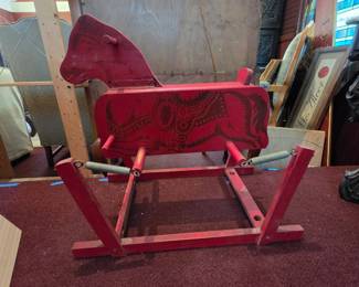 Antique rocking horse