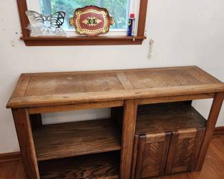 matching vintage cabinet/shelf