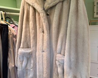 Tissavel Imported from France for Country Pacer Faux Fur Coat with Satin Lining