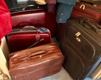 Samsonite Luggage Collection, Burgundy Hard-Sided Suitcases, Brown Travel Case & Rolling Luggage