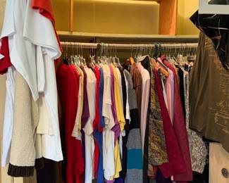 Assorted Women’s Designer & Casual Clothing Collection with Tops, Sweaters, Jackets & Dresses