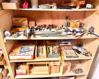 Packed Woodworking Workshop Collection, Hand Tools, Chisels, Files, Rasps, Screwdrivers, Precision Tools, Black & Decker Scroller Saw, Woodworking Jigs, Hobby Tools & Accessories
