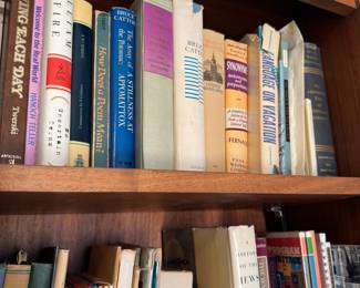 One Each Day, Welcome to the Real World, Willam Safire, Contemporary Sculpture, How Does a Poem Mean?, The Army of A Stillness at Rotomac: Appomattox, The Last Plantagenets, The Coming Fury, Synonyms Antonyms and Prepositions, A Thought on Vacation, A History of the Jews, The Jewish Time Line Encyclopedia