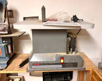 Ryobi Oscillating Spindle Sander with Sanding Drums & Benchtop Work Surface