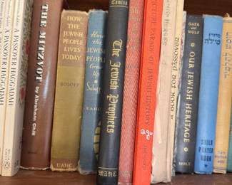 A Passover Haggadah, The Mitzvot, How the Jewish People Lives Today, How the Jewish People Grew Up, The Jewish Prophets, A Picture Parade of Jewish History, A Book for Passover, Our Jewish Heritage, Seder Prayer Book