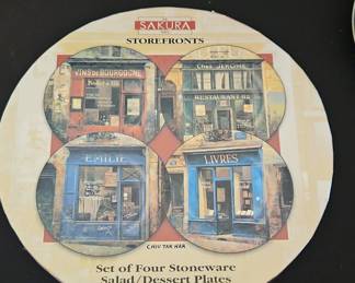 Sakura Storefronts Plates