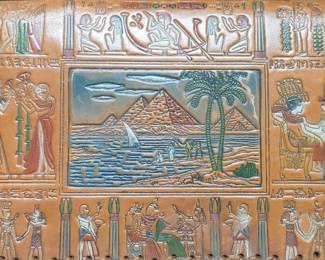 Egyptian Tooled Leather Handbag