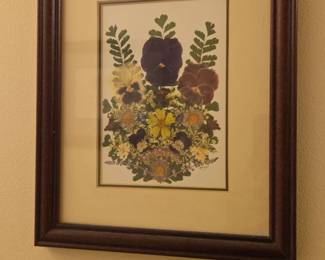 Pressed Flower Botanical Art by Margie