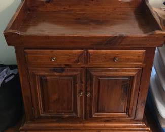 Rustic Pine Dry Sink Cabinet third image