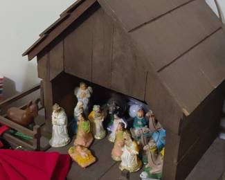 Vintage Nativity Set Made in Italy second image