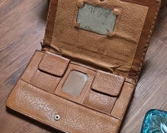 Egyptian Tooled Leather Handbag second image