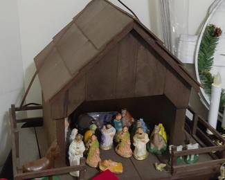 Vintage Nativity Set Made in Italy