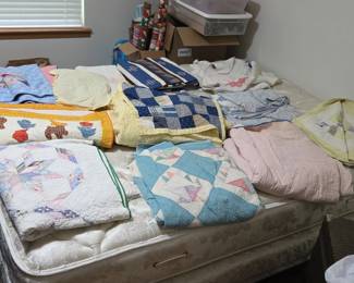 Assorted Vintage Baby Quilts