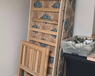 Wooden bunk bed frame