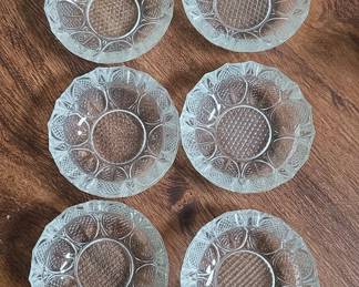Pressed Glass Ashtrays