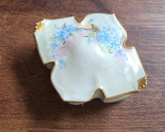 Forget Me Not Porcelain Trinket Box