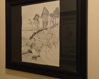 Landscape Ink Drawing second image