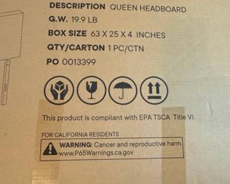 MODWAY Queen Upholstered Headboard second image