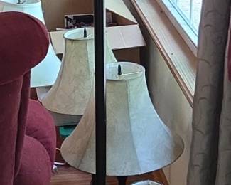 Bronze Floor Lamp Set