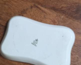 HandPainted ForgetMeNot Porcelain Vanity Trays fourth image