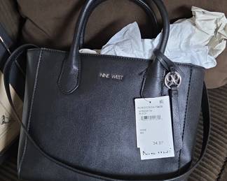 Black Satchel Handbag
