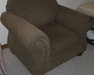 Brown Corduroy Armchair second image