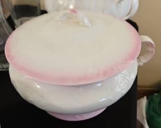 Antique Ironstone Chamber Pot