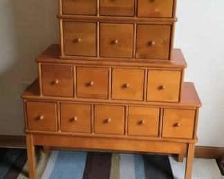 Wooden Apothecary Chest