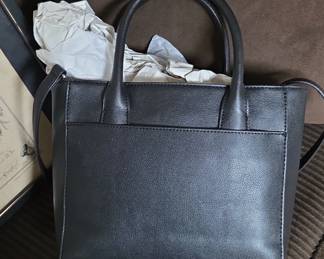 Black Satchel Handbag second image