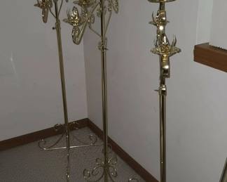 Brass Church Candelabra Set