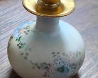 Floral Porcelain Perfume Bottle