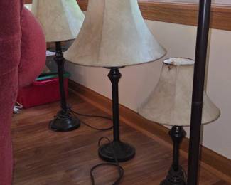 Bronze Floor Lamp Set second image