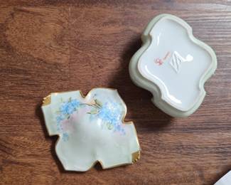 Forget Me Not Porcelain Trinket Box third image