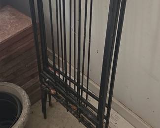 Black Metal Garden Trellis second image